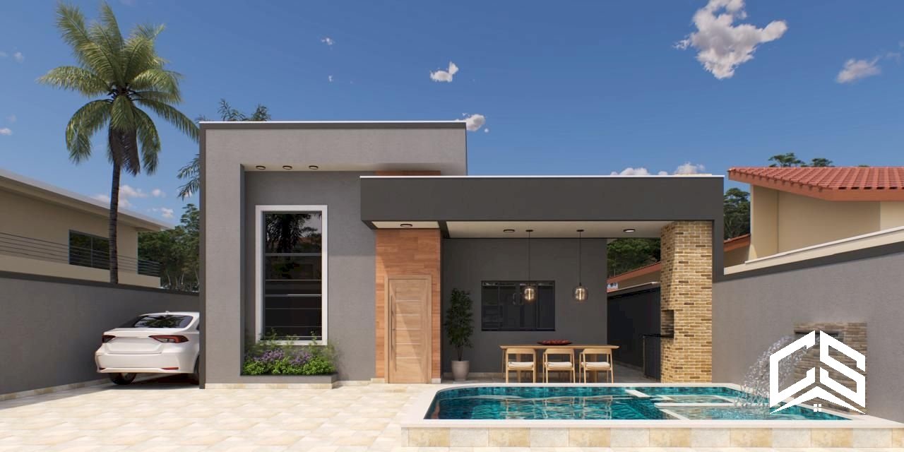 CASA NA PLANTA COM 3 DORMITÓRIOS COM PISCINA EM ITANHAÉM/SP